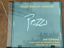 "FRANCESCO DE GREGORI "CD ANTEPRIMA ,ALBUM "PEZZI "  CDR