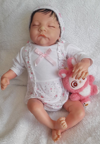 Bambola reborn bambina con - bambina,