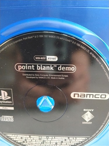 Point blank demo ps1 sony - blank,