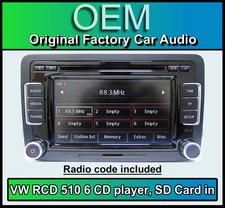 Golf mk6 rcd 510 volkswagen - golf,