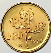 MONETA 20 LIRE 1976 RARA ED ANTICA - REPUBBLICA ITALIANA