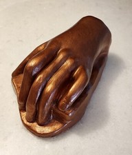 Scultura Di Mano In Creta Color Rame