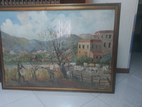 Quadro olio tela - su,