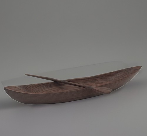 Barca remi legno - in,