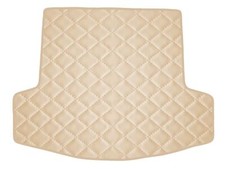 BEIGE Tappetino bagagliaio Ecopelle per Chevrolet Captiva 2006-2018, tappeto