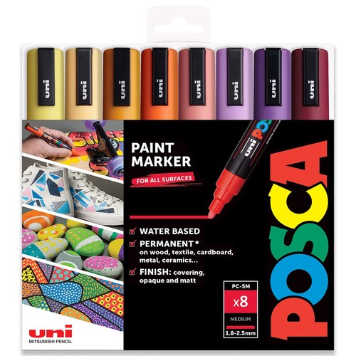 Posca pennarelli a - pc-5m,