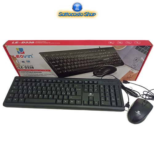 Combo tastiera mouse leovin - combo,