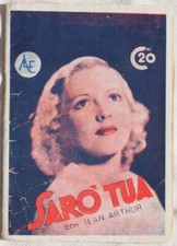 SARO TUA FILM JEAN ARTHUR HERBERT MARSHALL CINEROMANZO 1936 MOVIE SEITER
