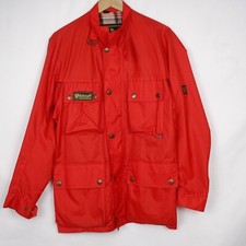 Giacca a vento Belstaff rossa da uomo taglia 42