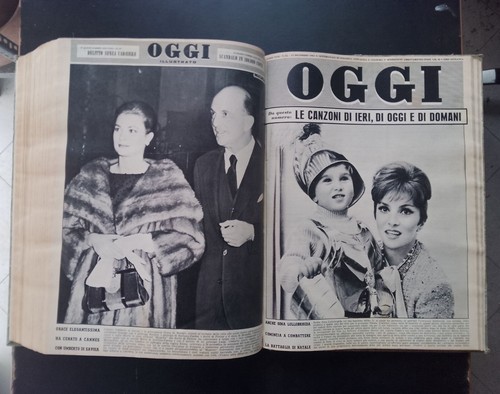 Riviste oggi anno - riviste, 1961