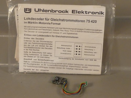 Uhlenbrock decoder 420 - decoder,