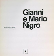 GIANNI E MARIO NIGRO DORFLES  GILLO VISMARA 1990  SPILLATO