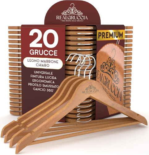 Grucce legno marrone - 20,