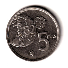 ESPAÑA 5 pesetas 1975 *80*