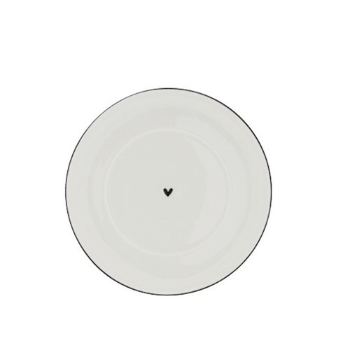 Sottotazza heart bianca con - bianca,