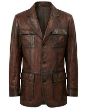 Blazer uomo invecchiato vera