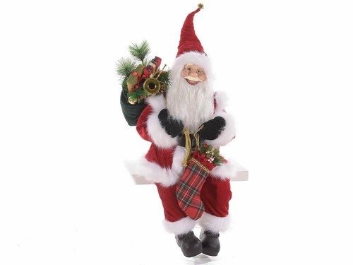 Babbo natale seduto con - babbo,
