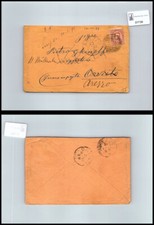 Storia postale Regno UI da Arezzo a Orvieto sassone 39
