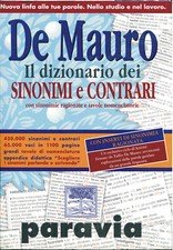 De Mauro - Il dizionario dei sinonimi e contrari