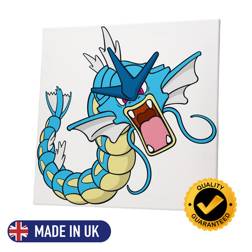 Poster quadro gyarados tela - gyarados,