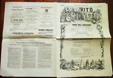 6864-RIVISTA UMORISTICA-ILLUSTRATA: LO SPIRITO FOLLETTO, MILANO 5 FEBBRAIO 1863 
