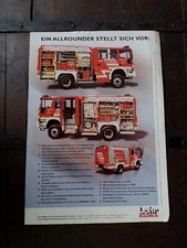 IVECO LOHR MAGIRUS RLF-A 2000-200 MEZZI SPECIALI VIGILI FUOCO brochure originale