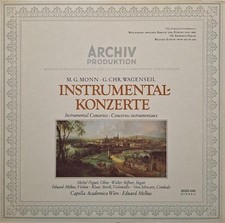 Monn, Wagenseil - Concerti Strumentali / Melkus, Piguet, Storck - LP