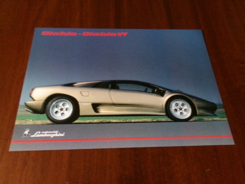 Lamborghini brochure diablo - lamborghini, diablo-