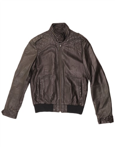 Zara giacca pelle uomo - di,