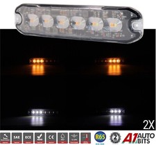 2x 6 LED Ambra Bianco Recupero
