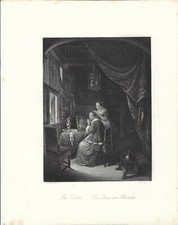 Antique Print LA TOILETTE