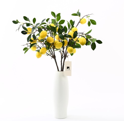 5pz limone artificiale frutto - 5pz,