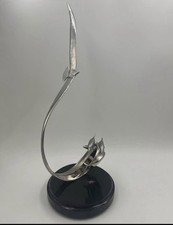 SCOTT HANSON Scultura Vento e Mare 22” Delfini in Acciaio Inox LE 153/950 COA