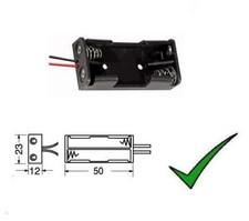 1pz contenitore per pile - 1pz,