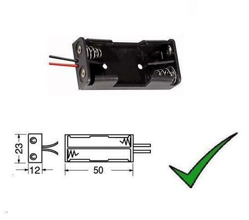 1pz contenitore per - per, pile