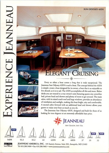 Pubblicità jeanneau sun - jeanneau,