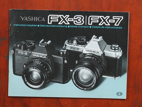 Yashica 7 libretto - yashica, fx-3/fx-7