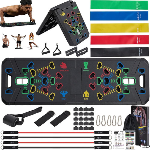 Kit palestra push portatile - push-up,