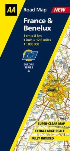 France and benelux road - and,
