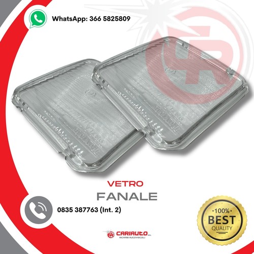 Coppia vetro faro trattore - coppia,