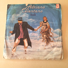 ADRIANO CELENTANO SOLI / IO E TE 7" 45 GIRI 1979 CLAN CELENTANO CLN 10174 ITALY
