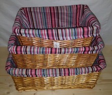 CESTI SET 3 CESTINI VIMINI