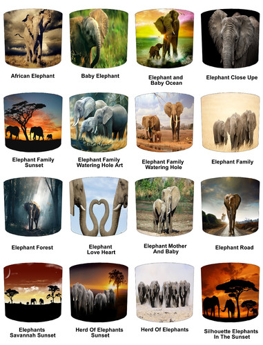 Africano elephants paralume - africano,