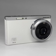 Samsung NX Mini fotocamera bianca 20,5 megapixel con obiettivo zoom NX-M 9 mm