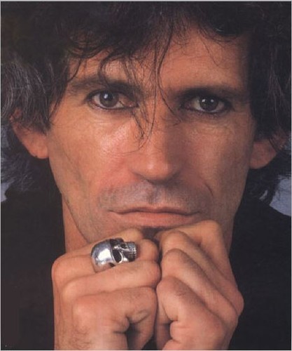 Anello keith richards teschio - anello,