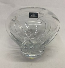 Vaso in cristallo al piombo Royal Doulton England 16 cm collezione arredamento