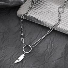 Collana in acciaio ciondolo