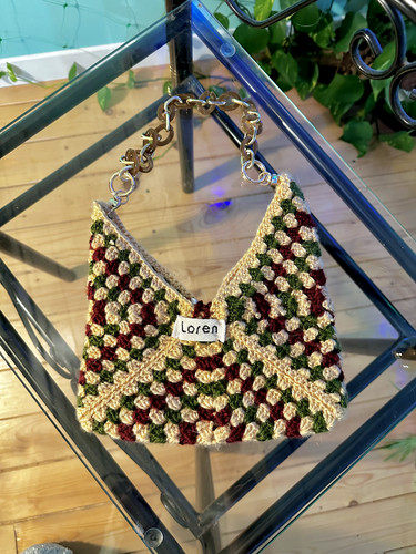 Borsa granny square handmade - square,