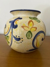 Vaso ceramica dipinto a mano