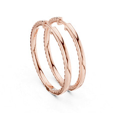 Orecchini Cerchio Tondo Donna